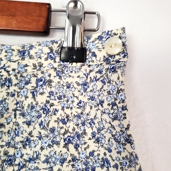 Vintage Pedal Pusher High Rise Pants, Crop Pants, Floral Cottagecore - Picture 3 of 7